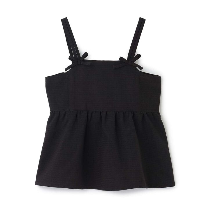 [With Side Pockets] Peplum Bustier for Girls [Kids' Clothing],Dark orange, medium image number 3