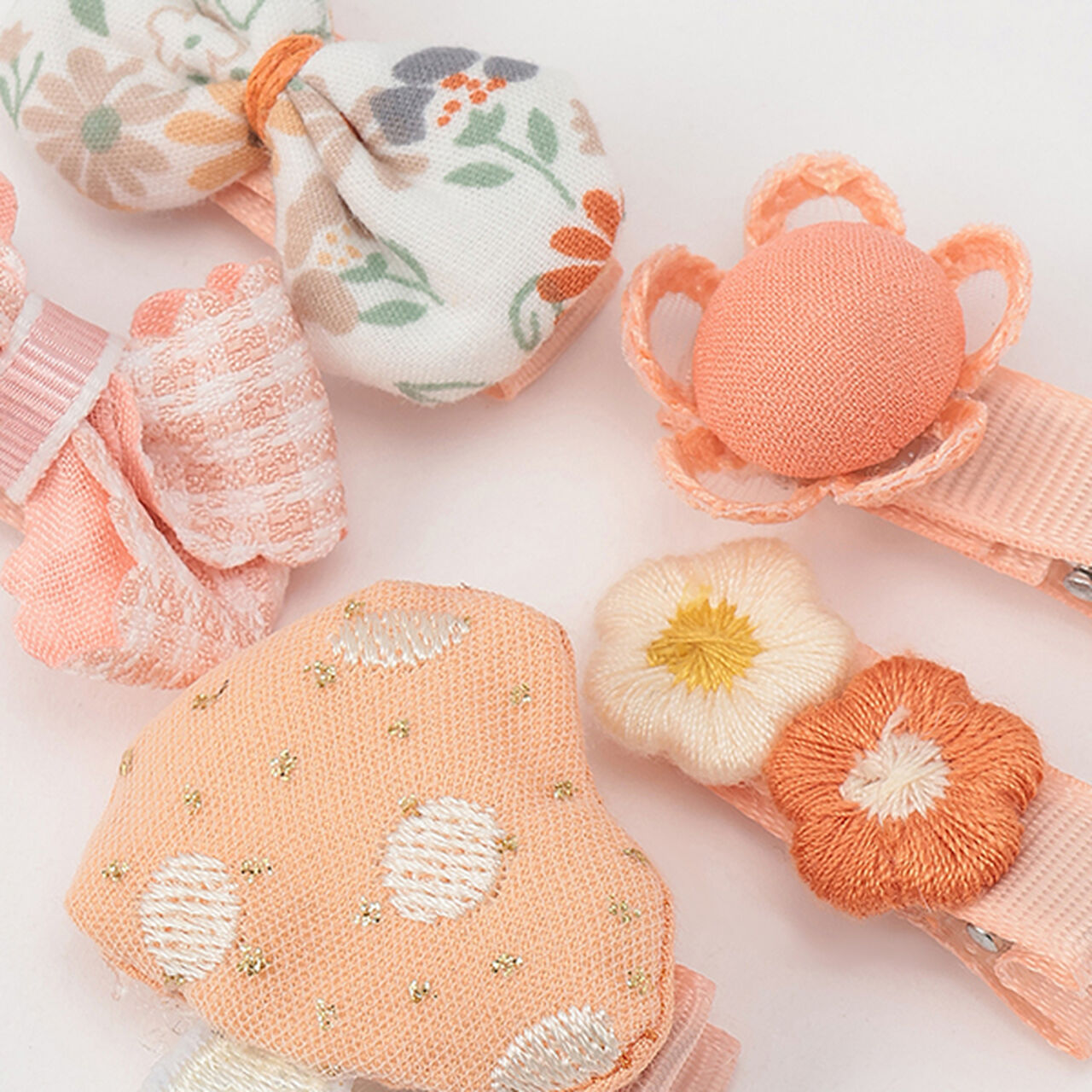 Hair Clip Set [L],Yellow, large image number 3