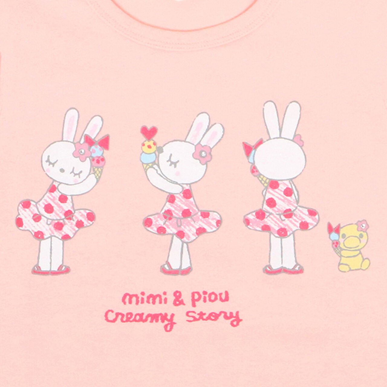 KP Ice Rabbit Print Long-Sleeve T-Shirt [100-160],Navy, large image number 2