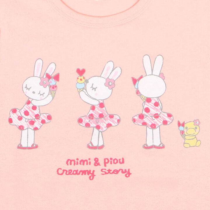 KP Ice Rabbit Print Long-Sleeve T-Shirt [100-160],Navy, medium image number 2