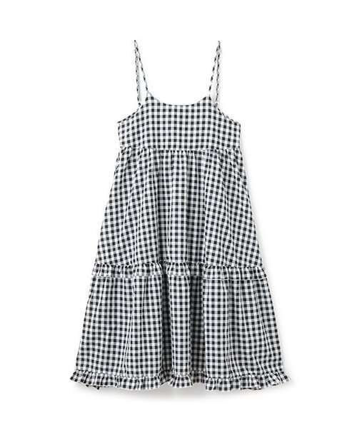 Gingham Check Camisole One-Piece Dress [Korean Fashion] | Narumiya