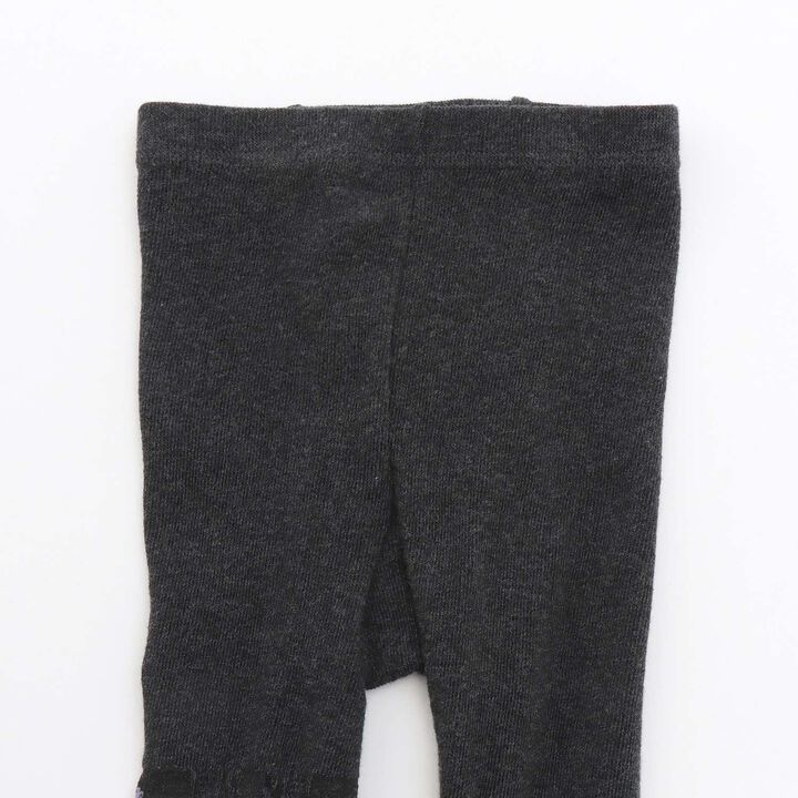 Flower Jacquard Tights,Beige, medium image number 2