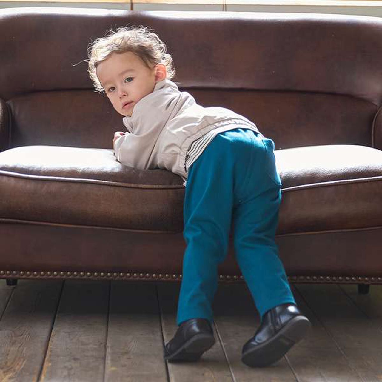 Smile Series Boys' Tuck Pants,Multi color, large image number 15