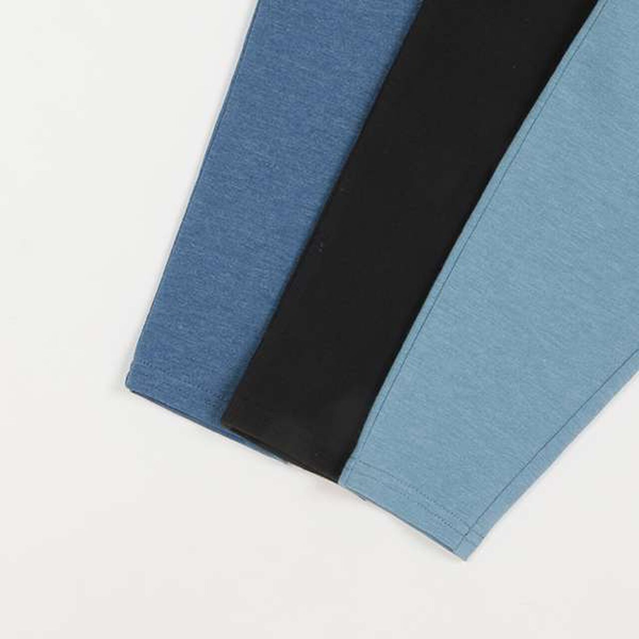 Affordable GIRLS 10-length Leggings,Sax blue, large image number 14