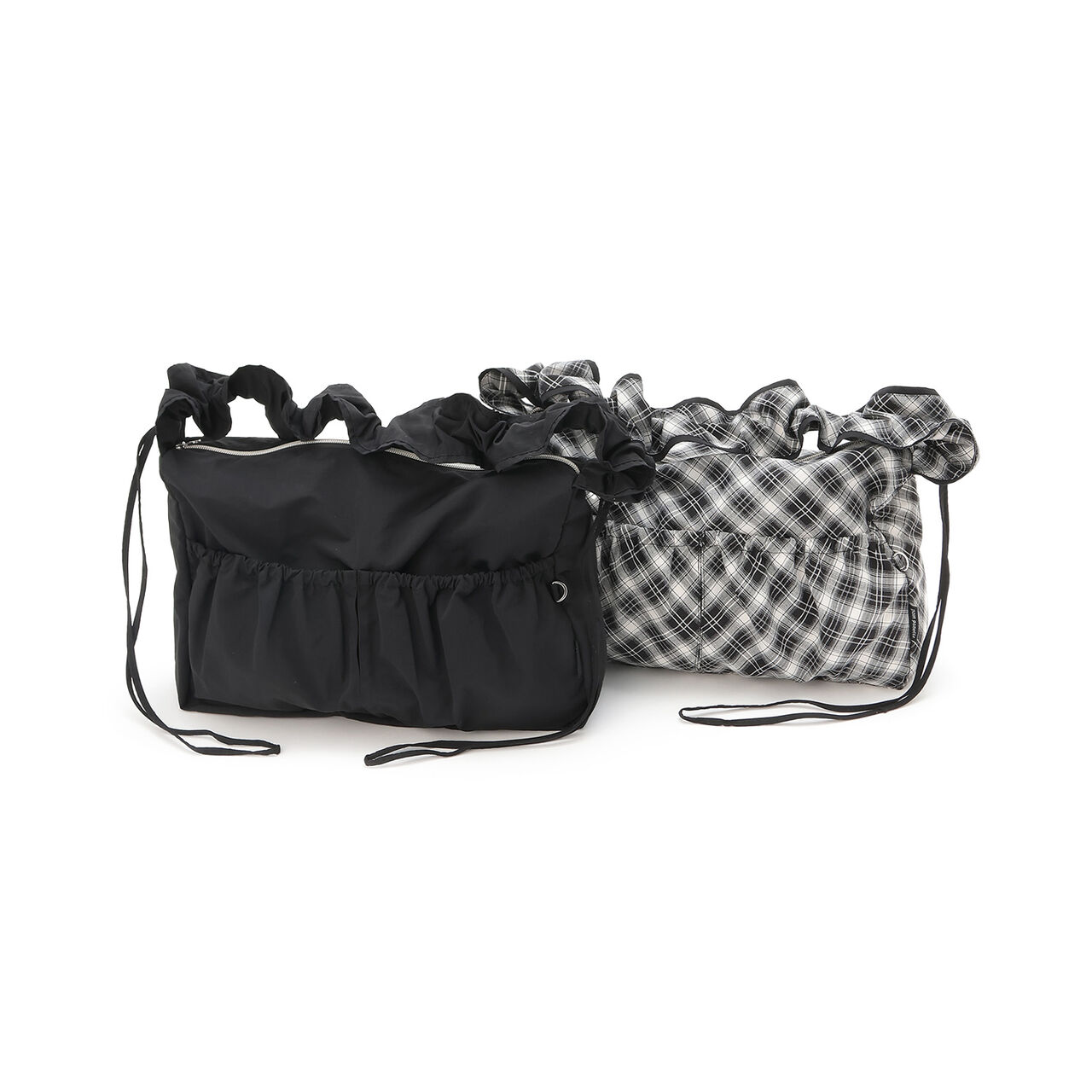 Gathered Shoulder,Black, large image number 9