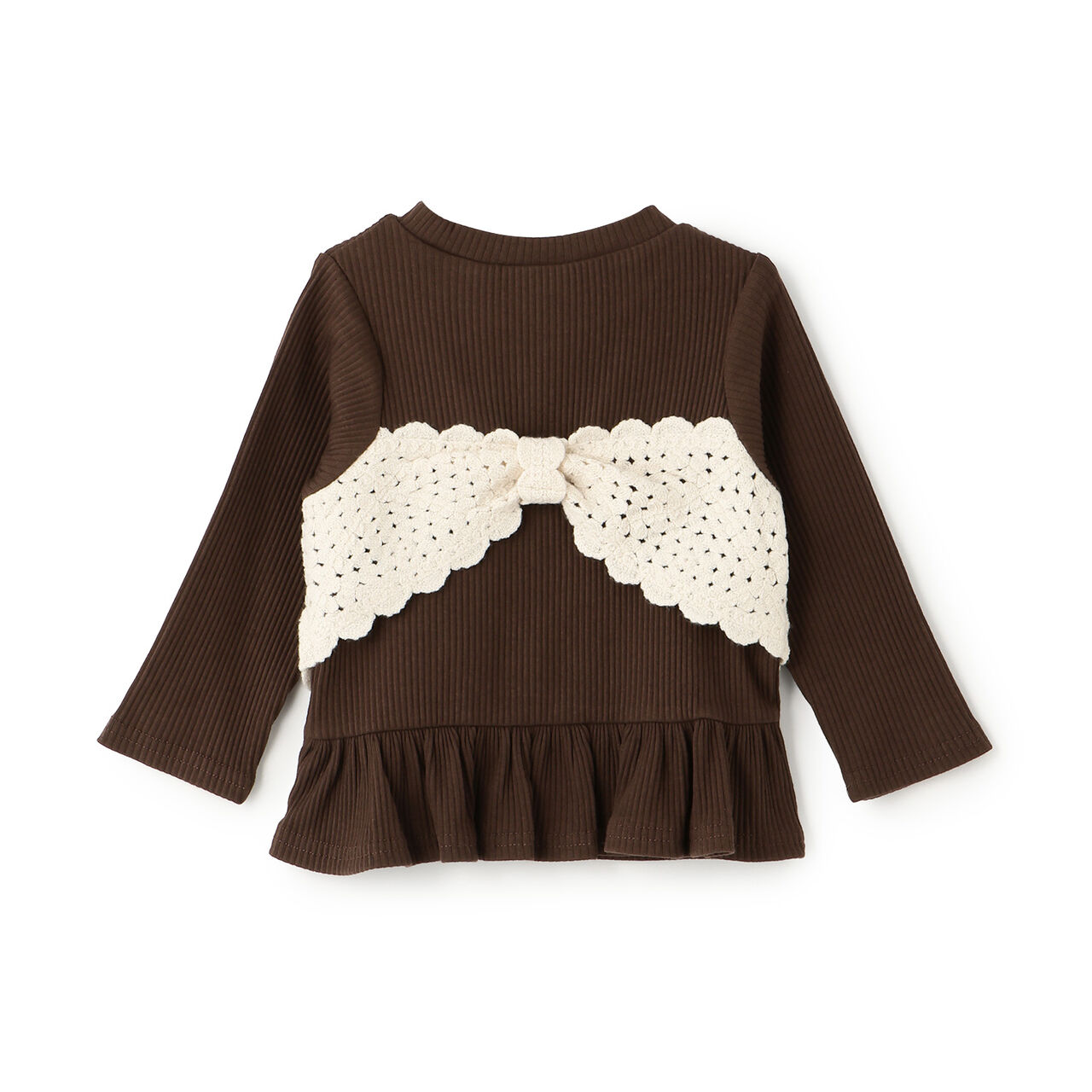 Black Crochet Docking Top,Black, large image number 4