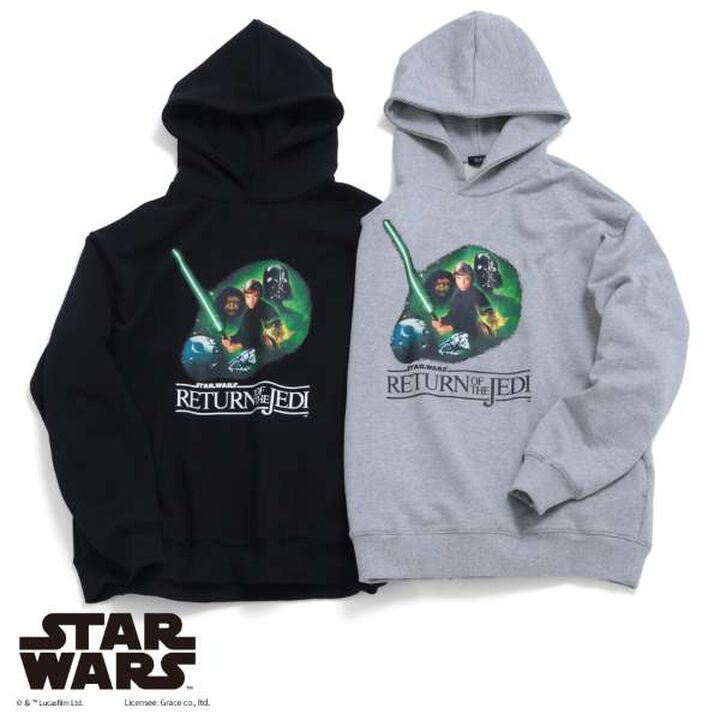 [STAR WARS] Episode 6 / Front Print Parka,Top gray, medium image number 10