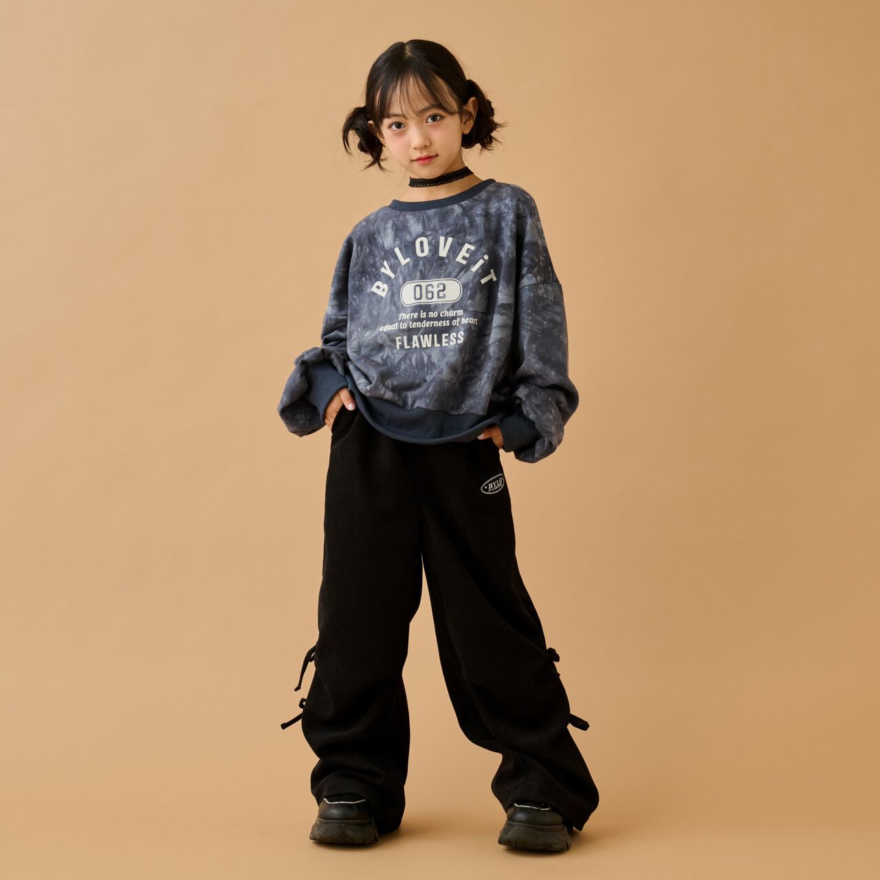 Ribbon Parachute Pants,Ivory, large image number 3