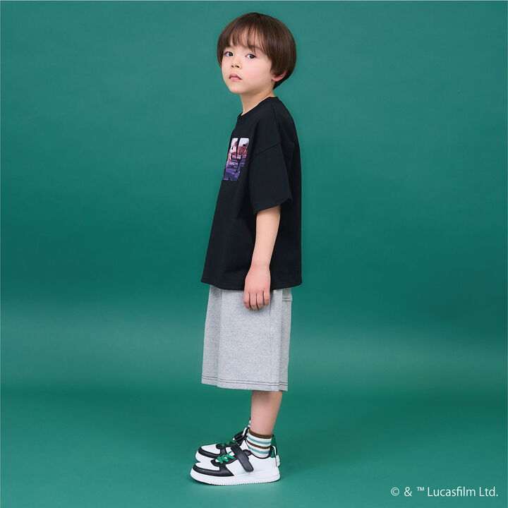 [STAR WARS] Stain Resistant Quick-Dry UV Logo Print Kaiteki Tenjiku Big T-Shirt,Black, medium image number 13