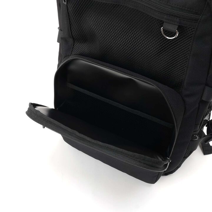 Water-Repellent Backpack with Lame Pouch,Black, medium image number 10