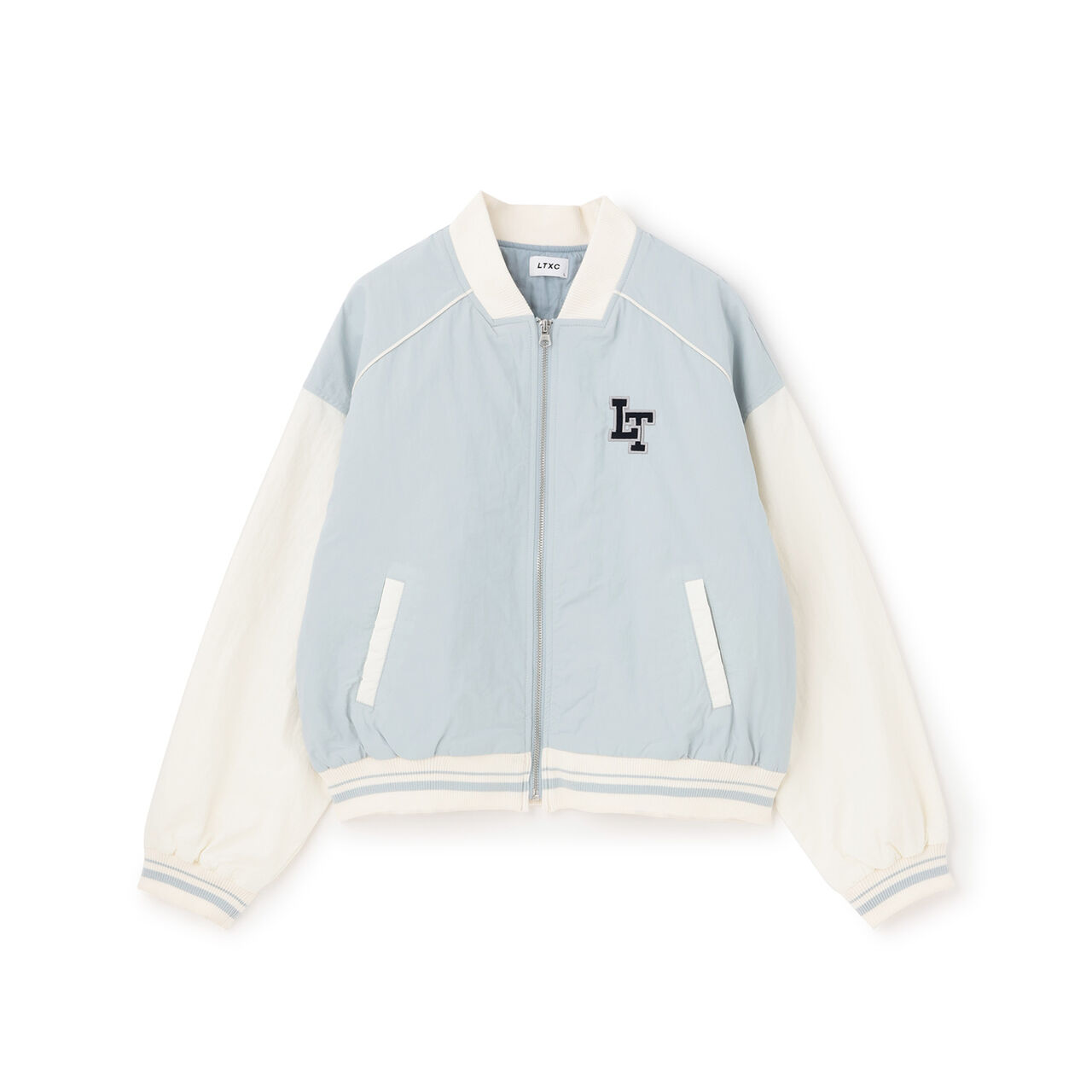 LTXC Water-Repellent Padded Varsity Jacket,Gray, large image number 11