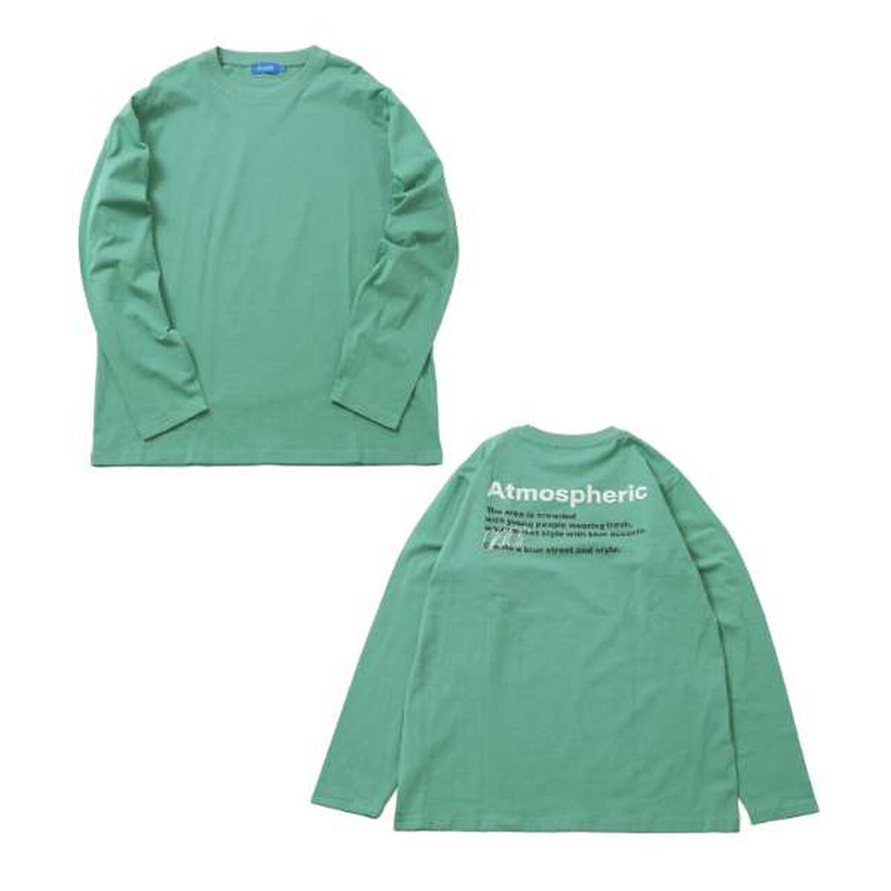 Affordable Back Logo Long-Sleeve T-Shirt,White, large image number 8