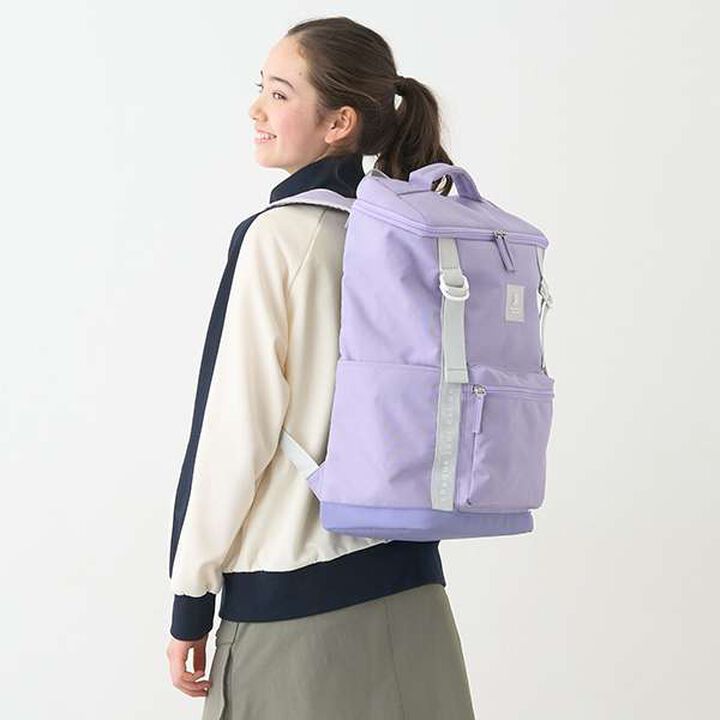 Square School Backpack,Light blue, medium image number 12