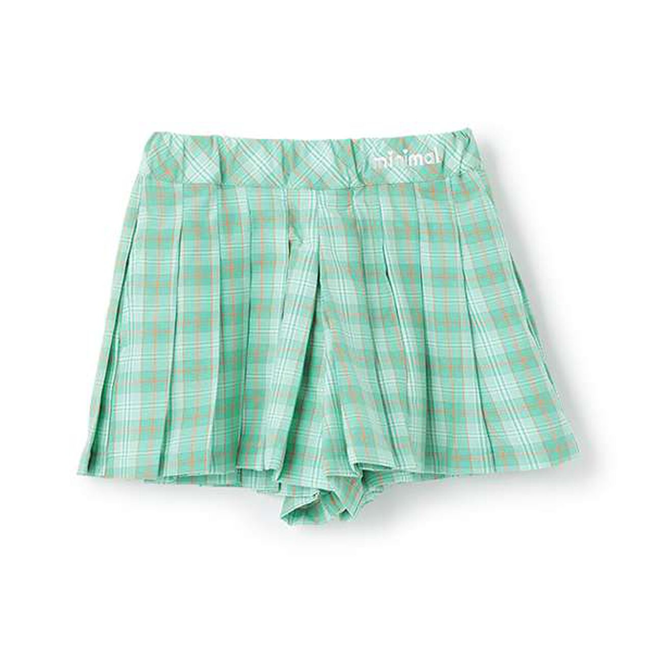 Check Pleats Culottes,Turquoise, large image number 11
