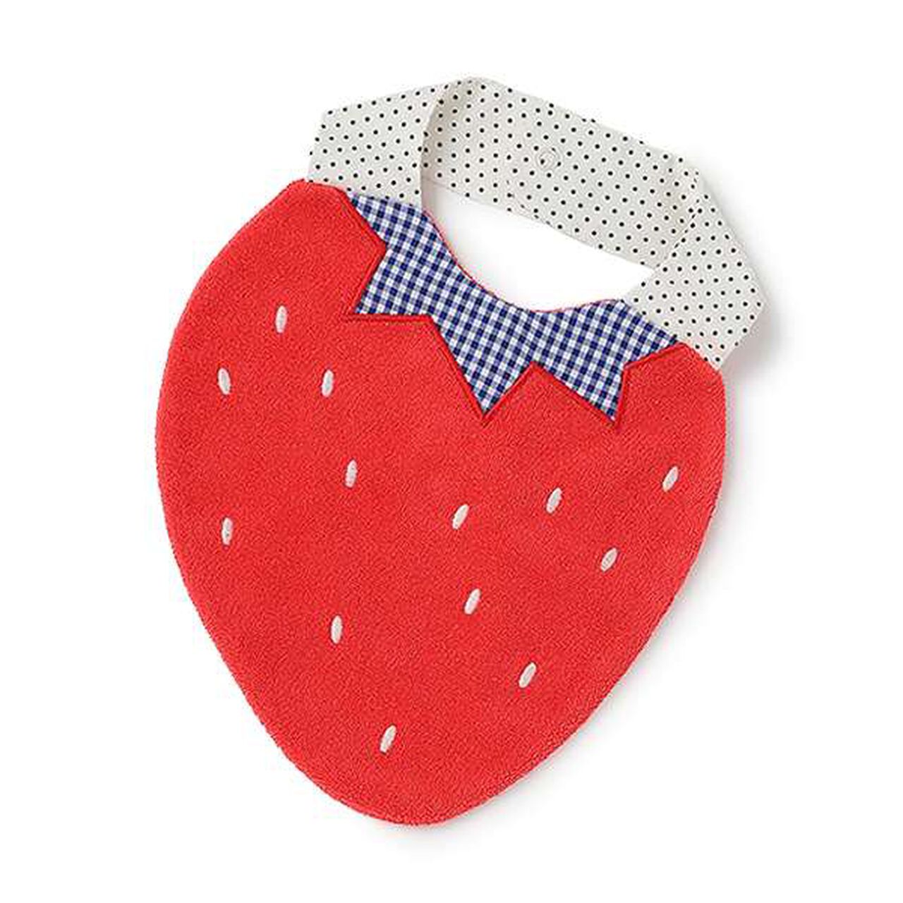 Strawberry Bib,Red, large image number 0
