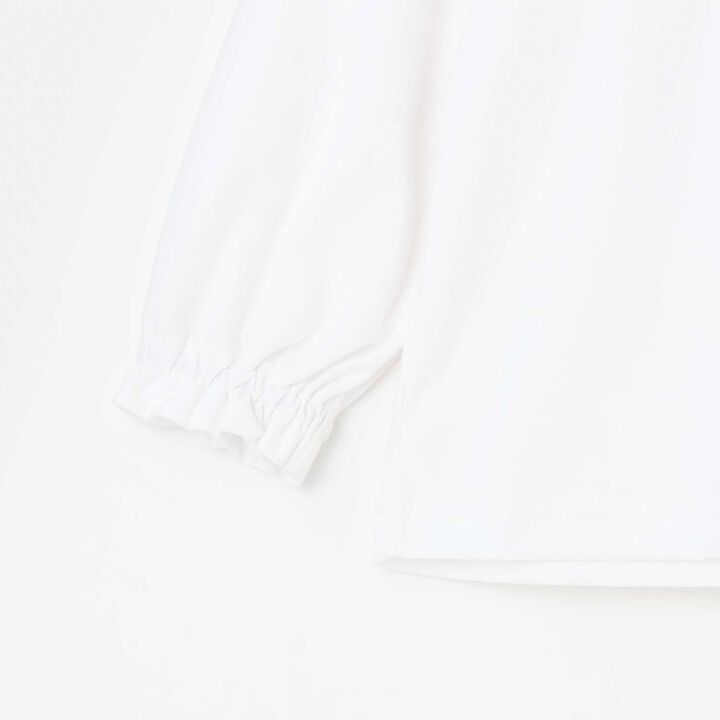 Semi-Formal Cut Twill Collared Blouse,Off white, medium image number 3