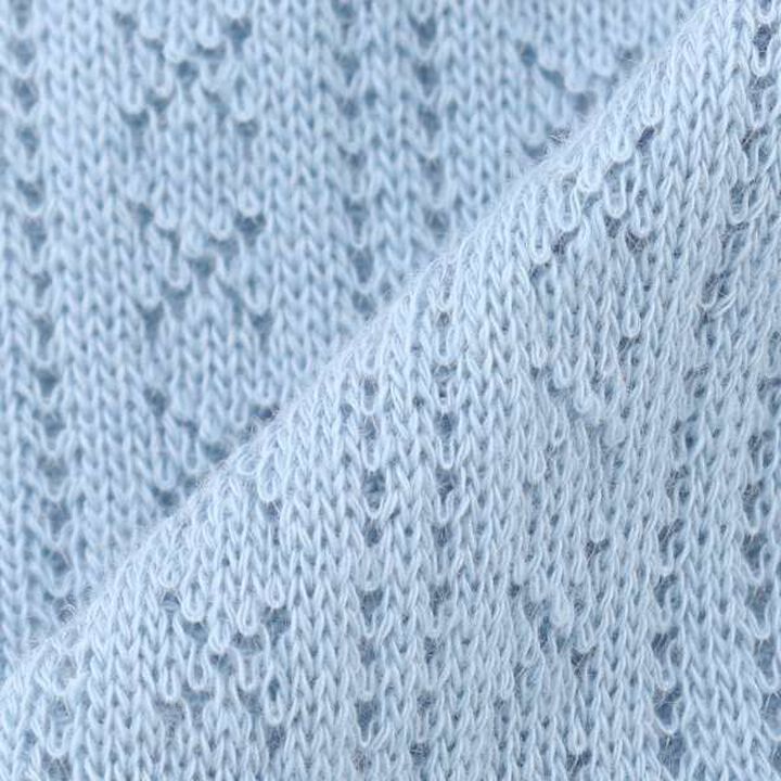 Back Ribbon Crew Socks,Navy, medium image number 5