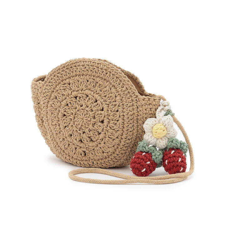 Knitted Motif Small Shoulder Bag,, medium