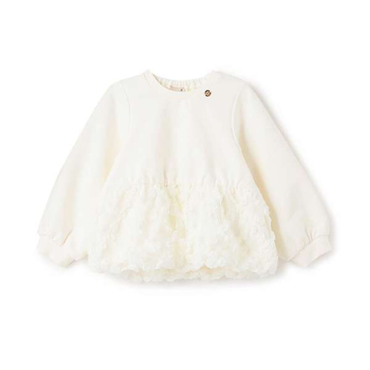 [Link] Jacquard Peplum Sweatshirt (Kids),Navy, large image number 15