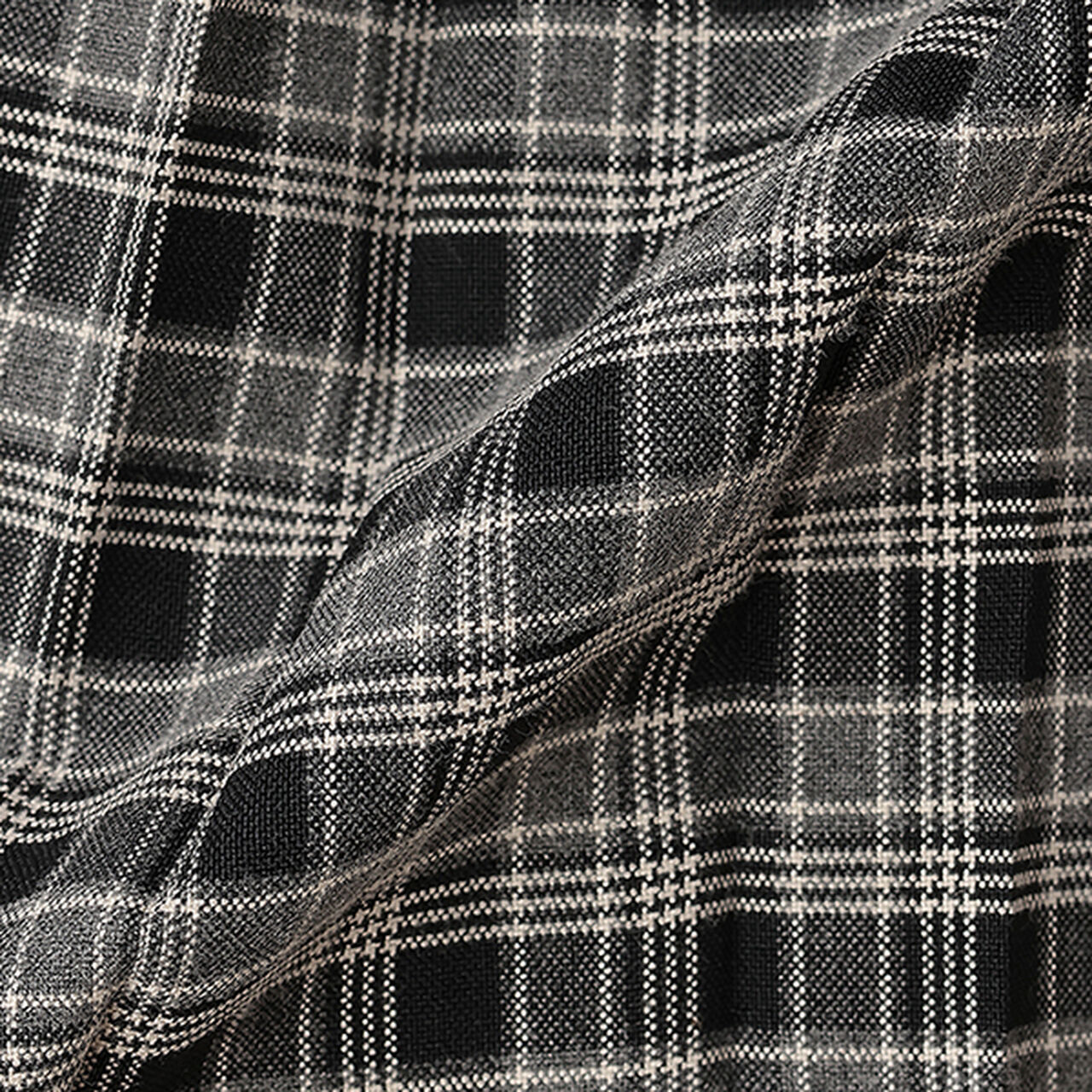 Checkered Box Pleated Skirt-Pants & Tulle Skirt Set,Black, large image number 21