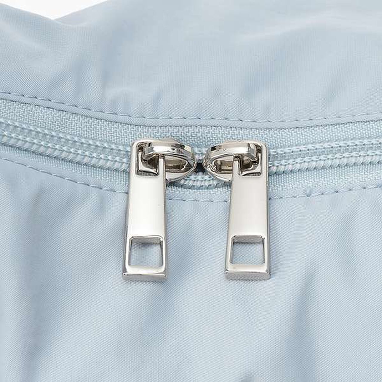 Big Nylon Shoulder Bag with Pouch,Sax blue, large image number 2