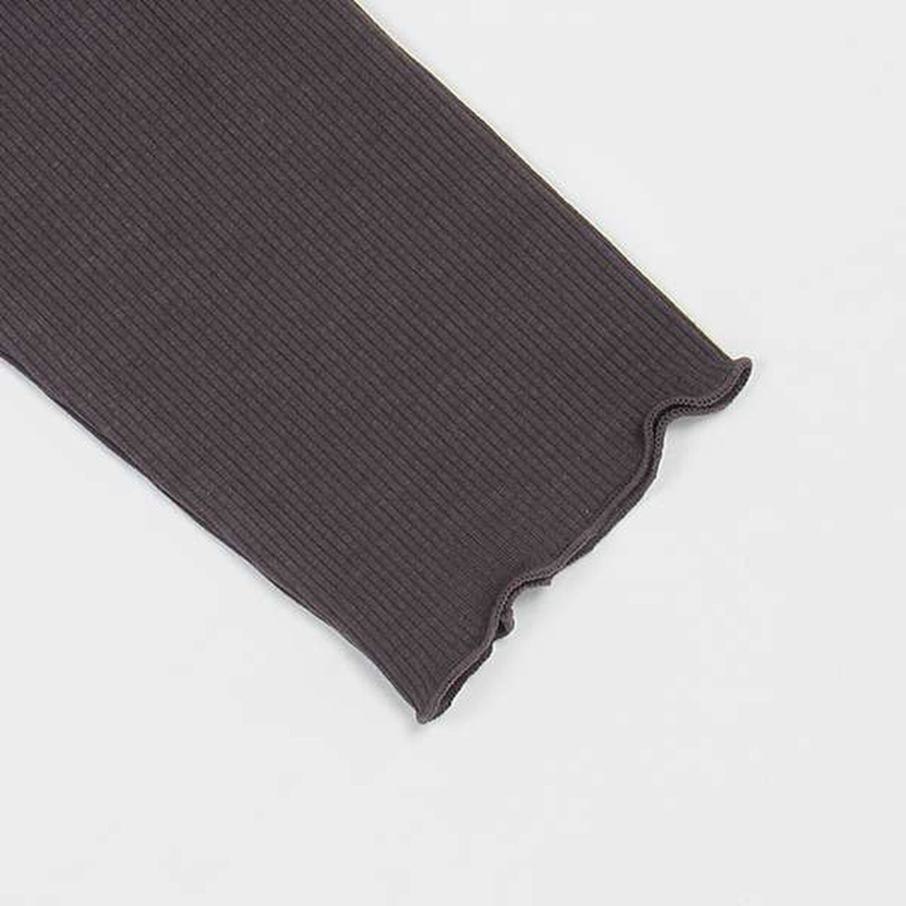 [LADIES] Balloon Collar Long Sleeve T-Shirt,Charcoal gray, large image number 14