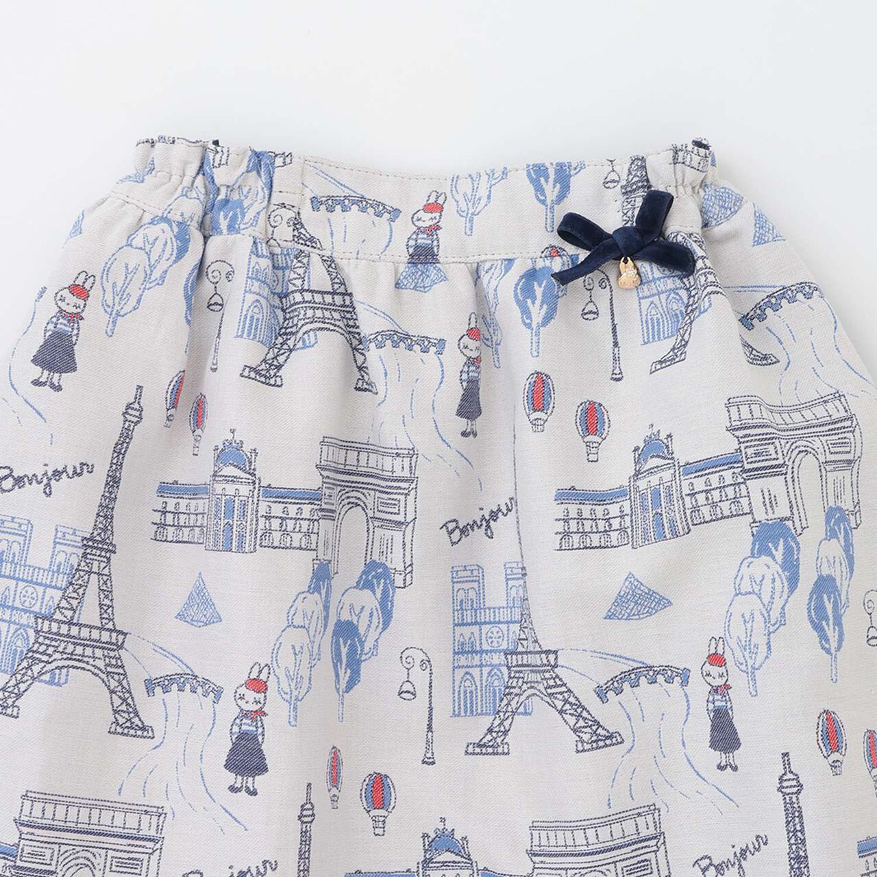 [Made in Japan] Paris Pattern Jacquard Skirt,Ivory, large image number 10