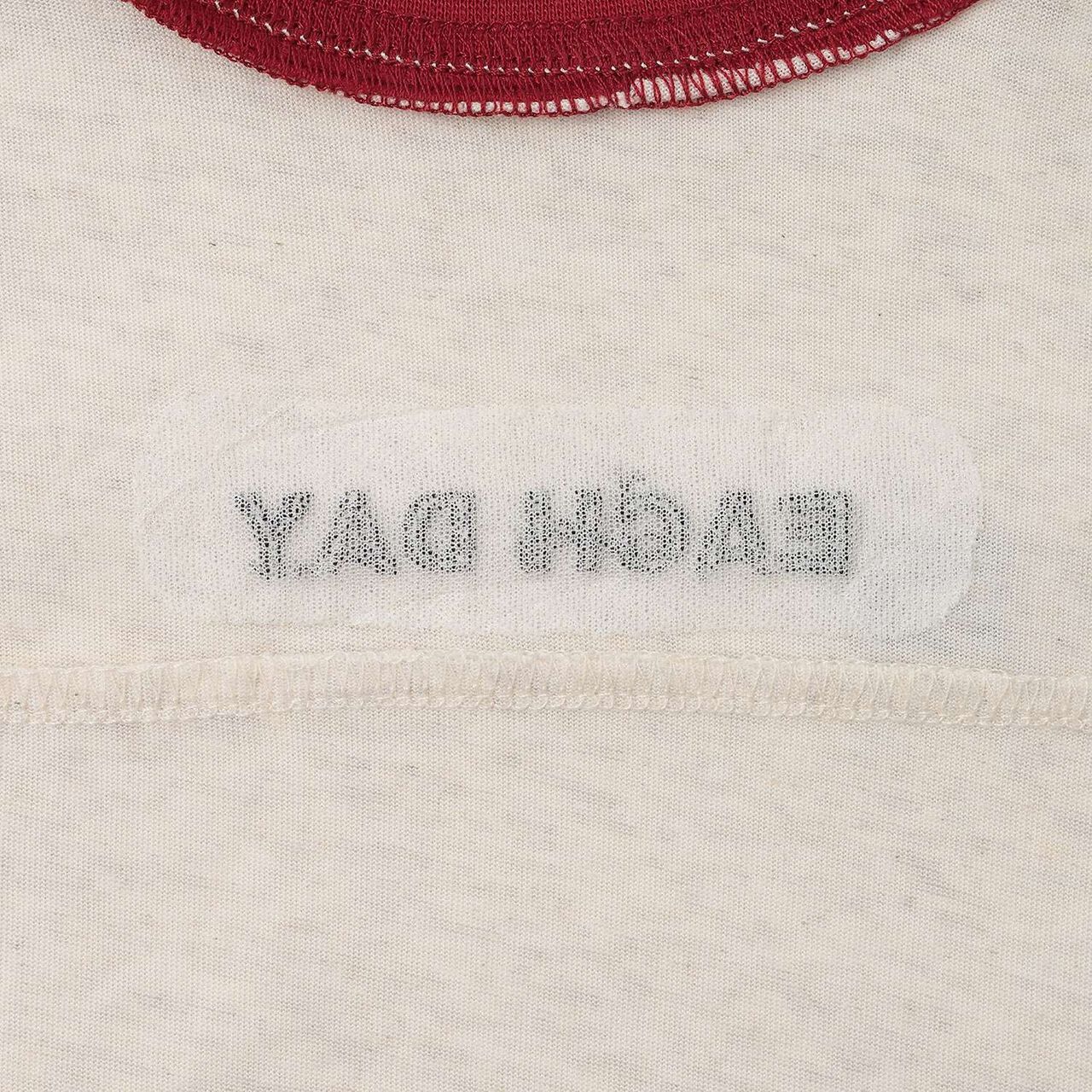 [Muteki T] Long-Sleeve T-Shirt with Name Tag Slot for Kids (Boys & Girls),Milky white, large image number 22
