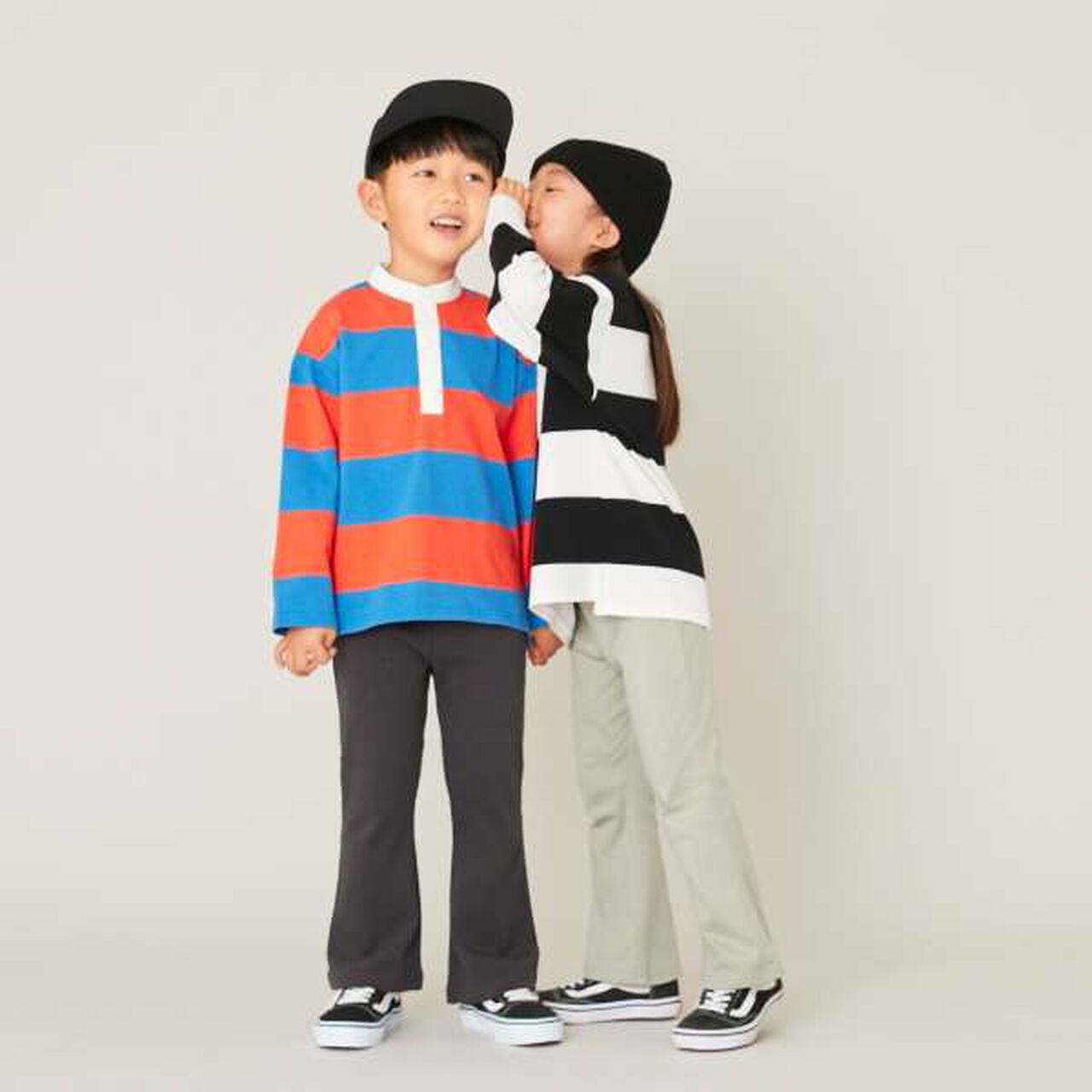 Stand Collar Rugby Long-Sleeve Shirt,Black, large image number 2