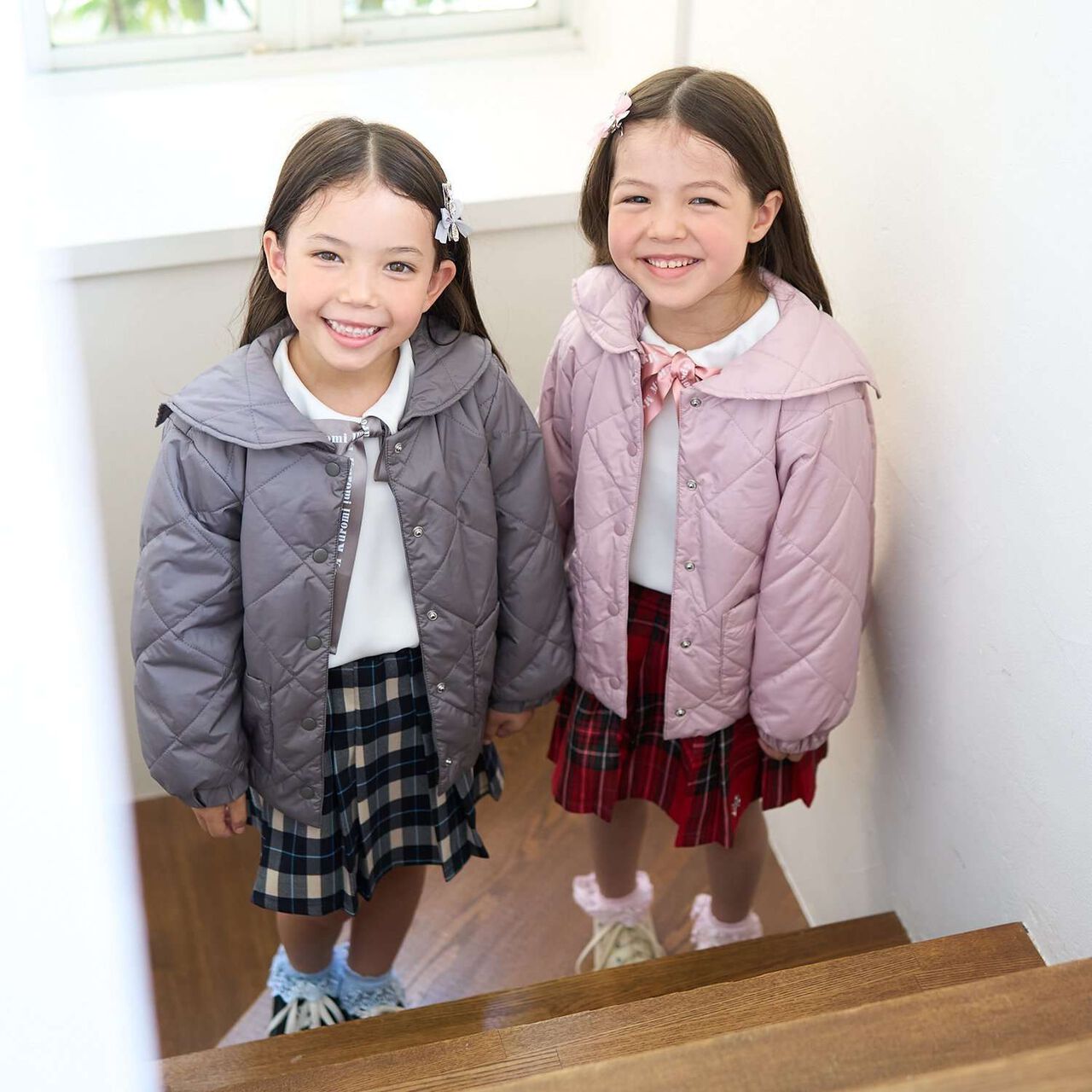 Quilted Bomber Jacket with Removable Sailor Collar,Charcoal gray, large image number 39