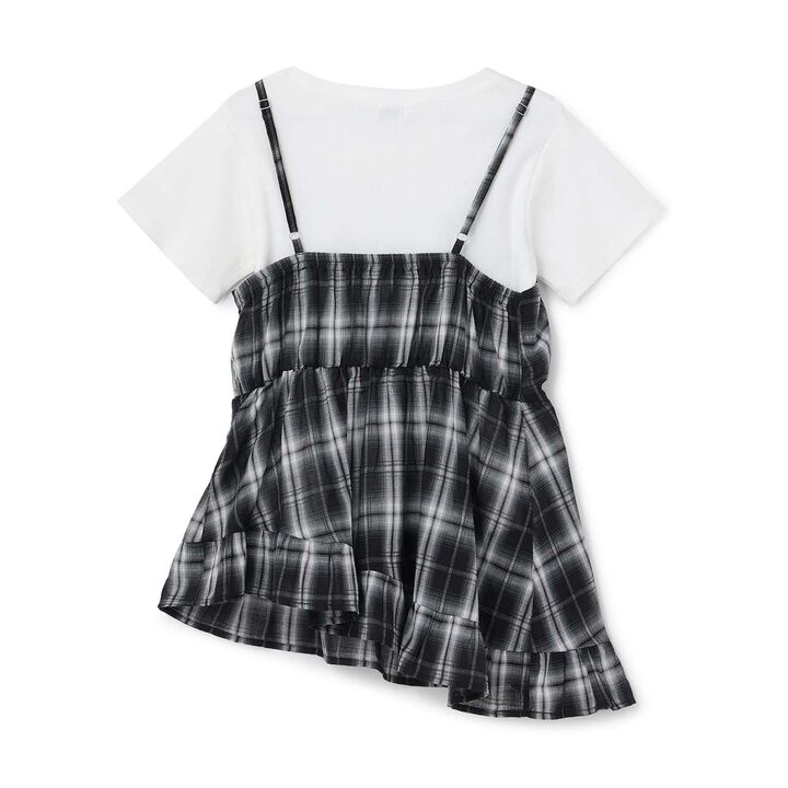 [LTXC/Antibacterial Deodorizing] Inner Lined Irregular Hem Camisole Tunic,Polka dots, medium image number 12