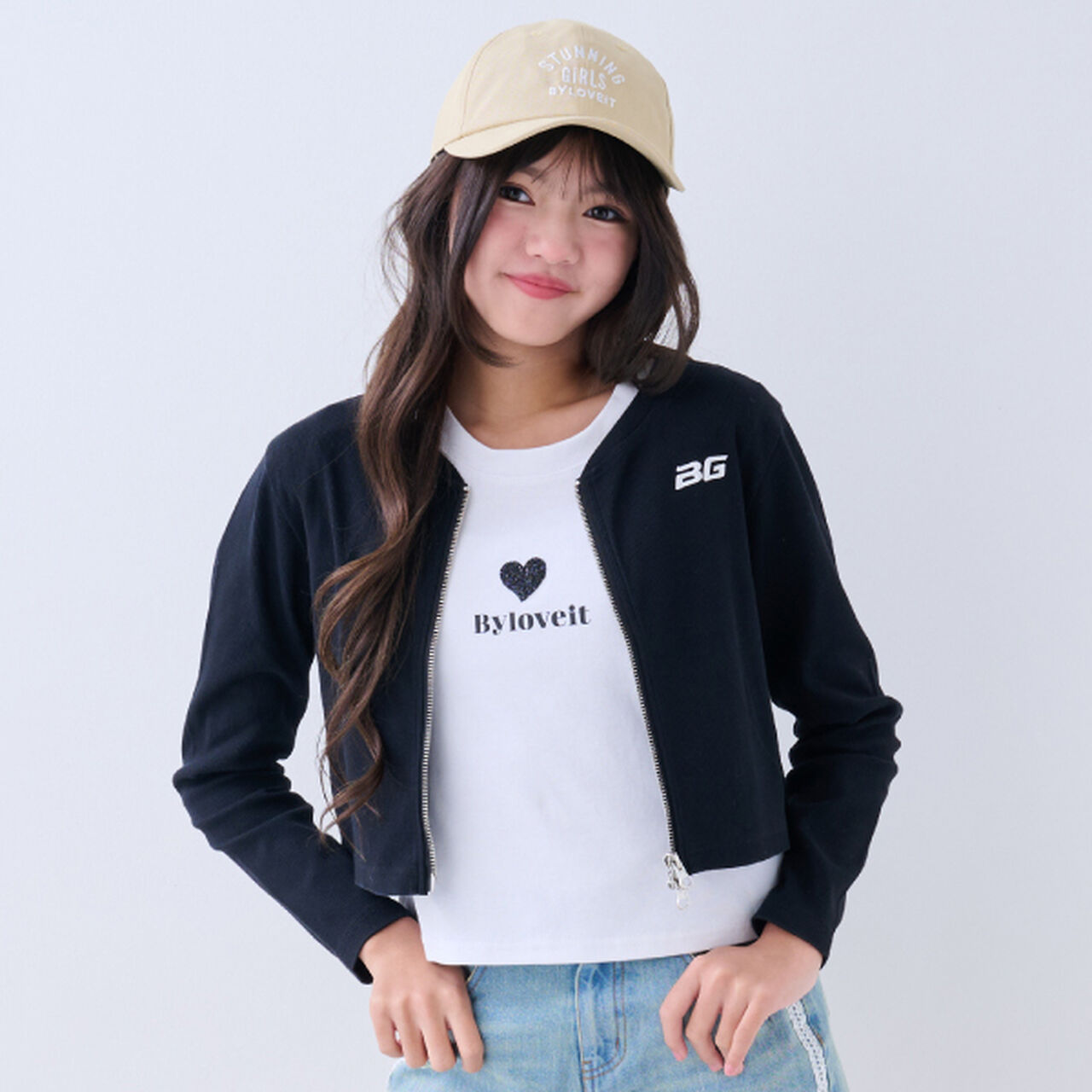 Cap with Long Ribbon,Beige, large image number 9