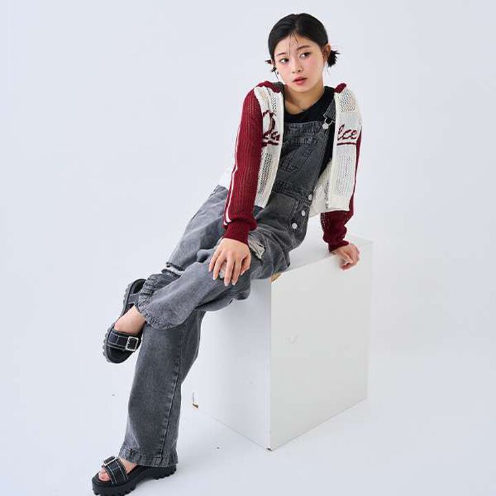 Basic Denim Overalls,Sax blue, medium image number 1