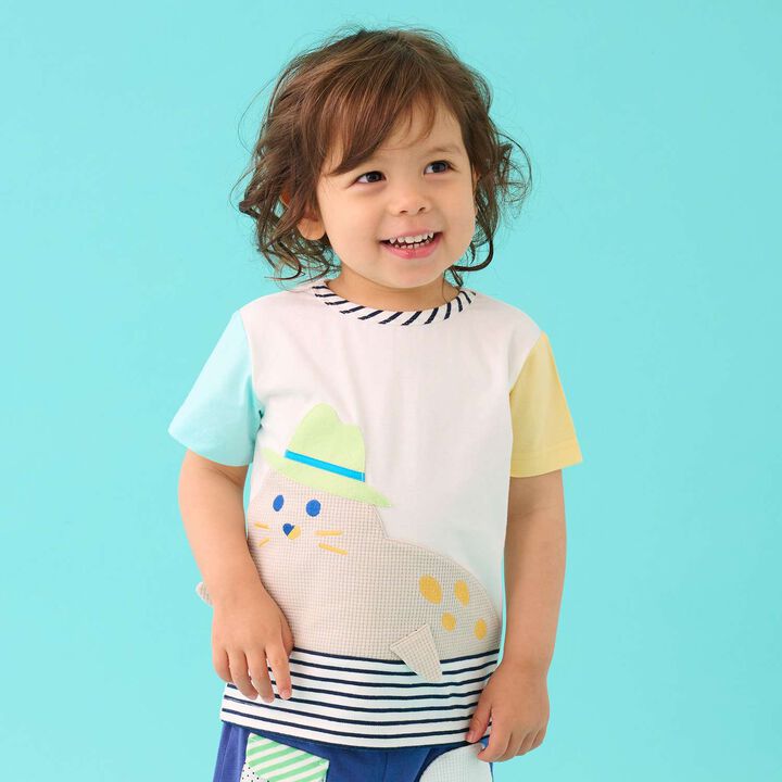 Seal Print T-Shirt,, medium