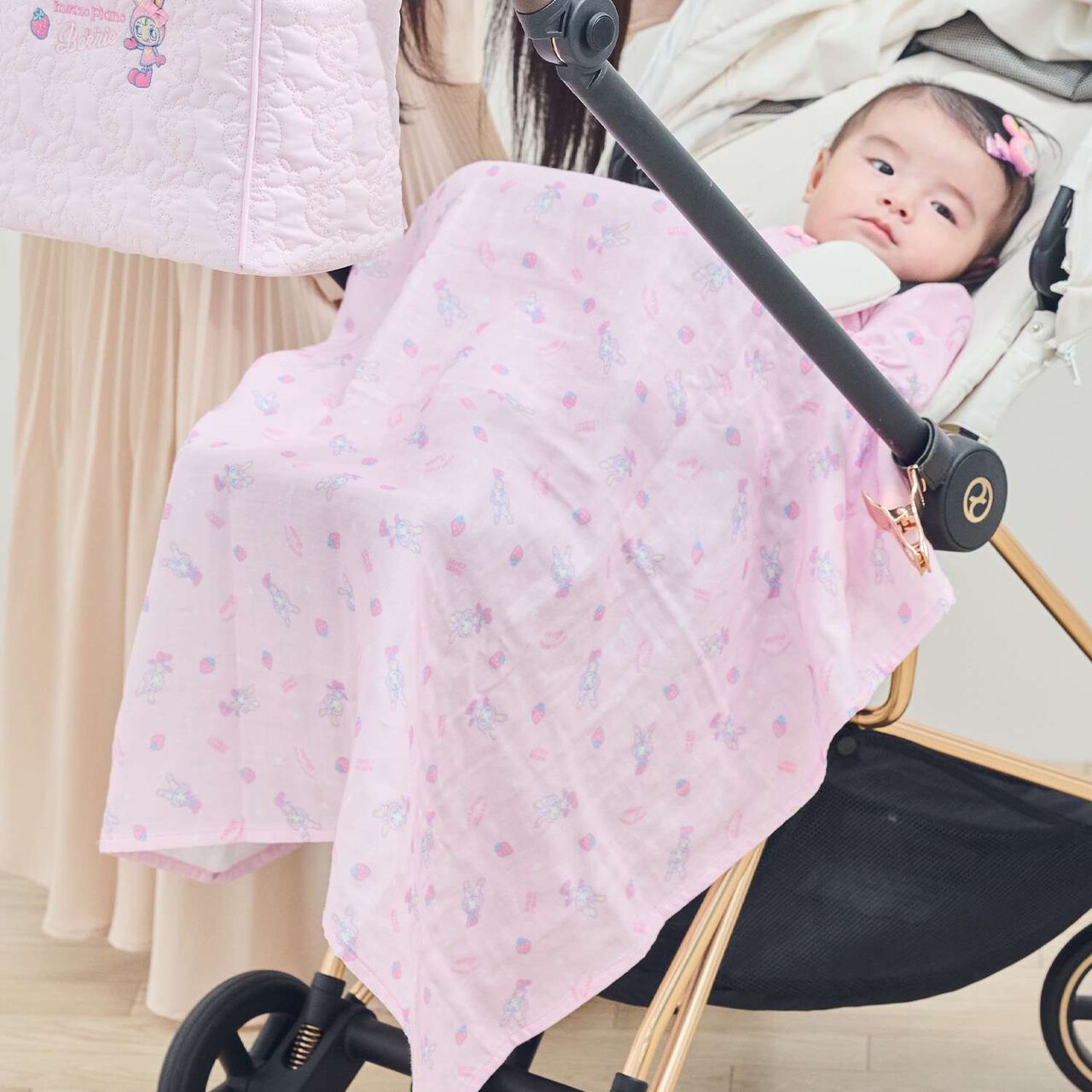 [Baby Berie-chan] Gauze Blanket,Off white, large image number 1