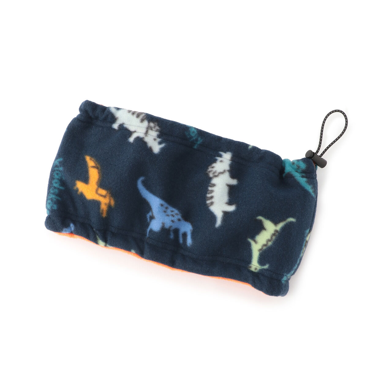 Dinosaur Fleece Reversible Neck Warmer,Blue, large image number 2