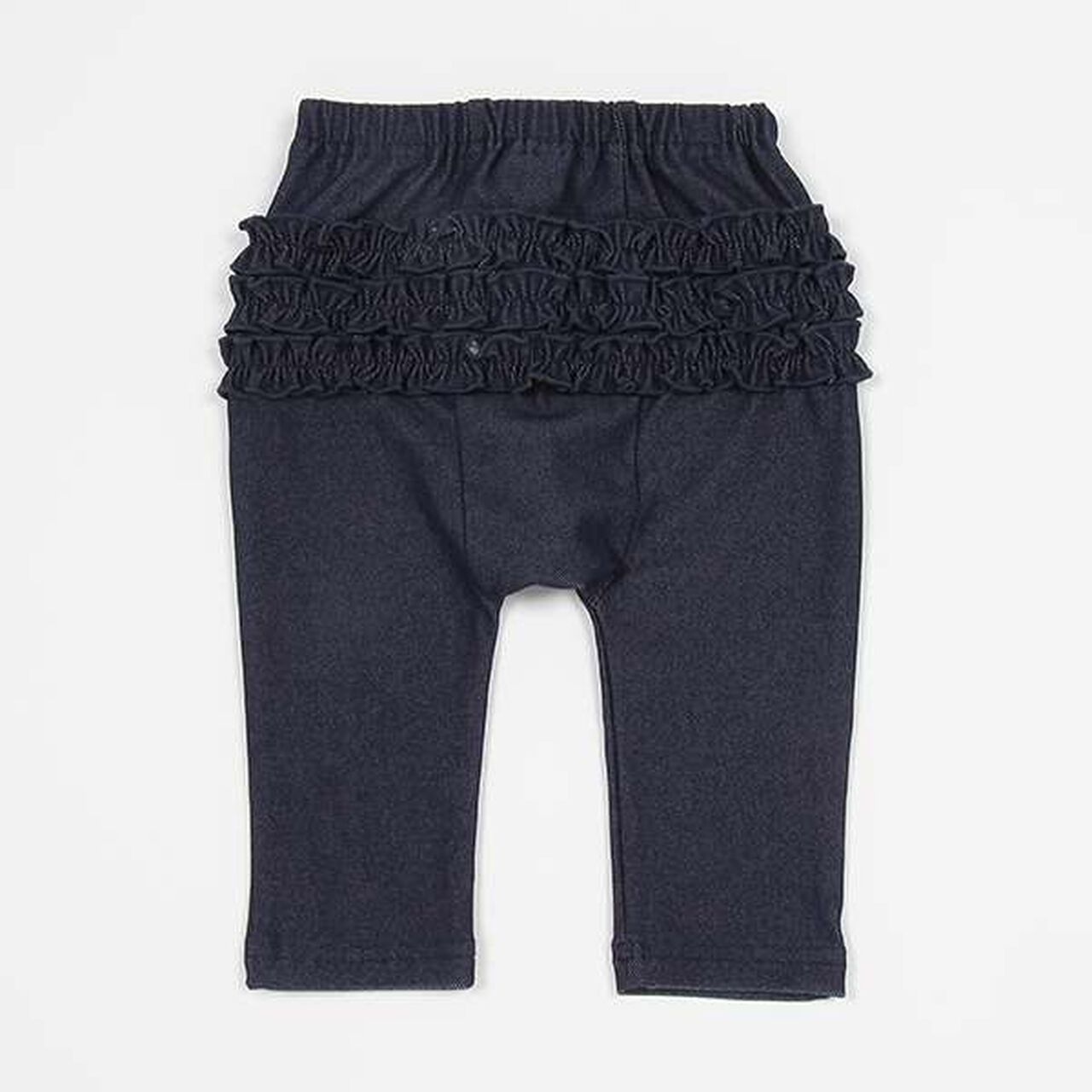 Frill Back Leggings,Blue, large image number 1