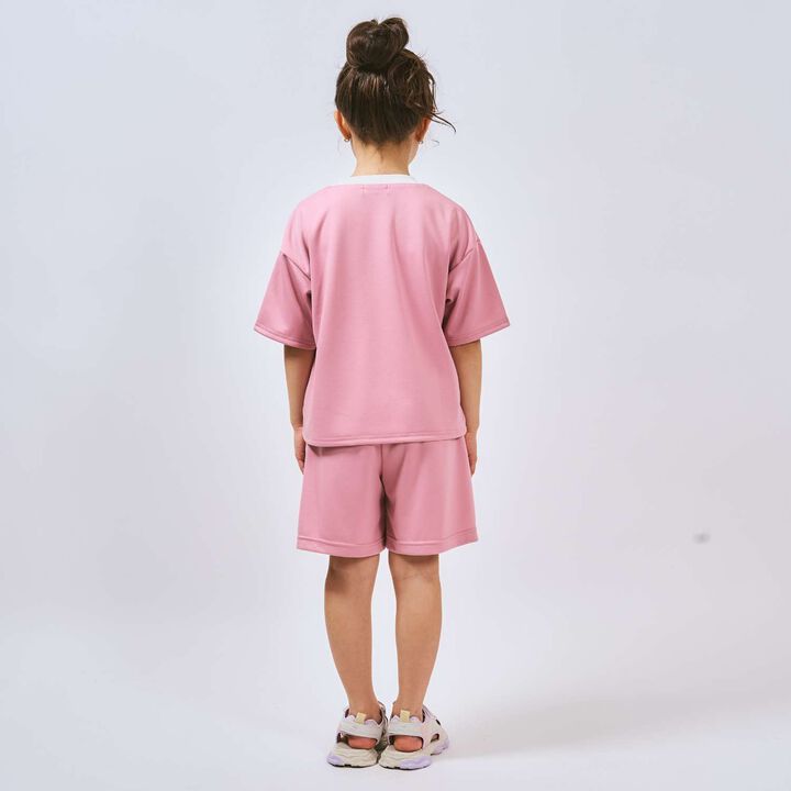Sleek Plus Quick-Dry Mesh Sports Outfit Set,Off white, medium image number 6