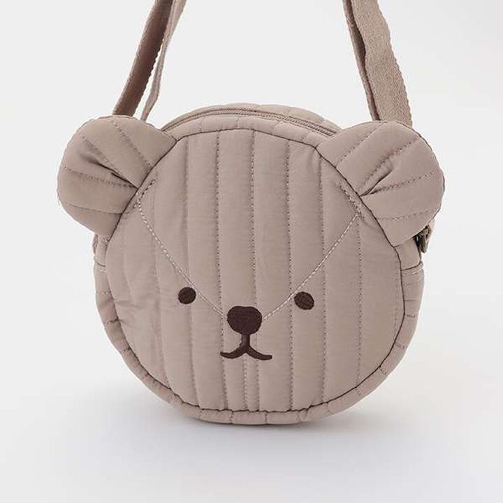 Pupu & Tete Face Shoulder Bag,Mocha tea, medium image number 6