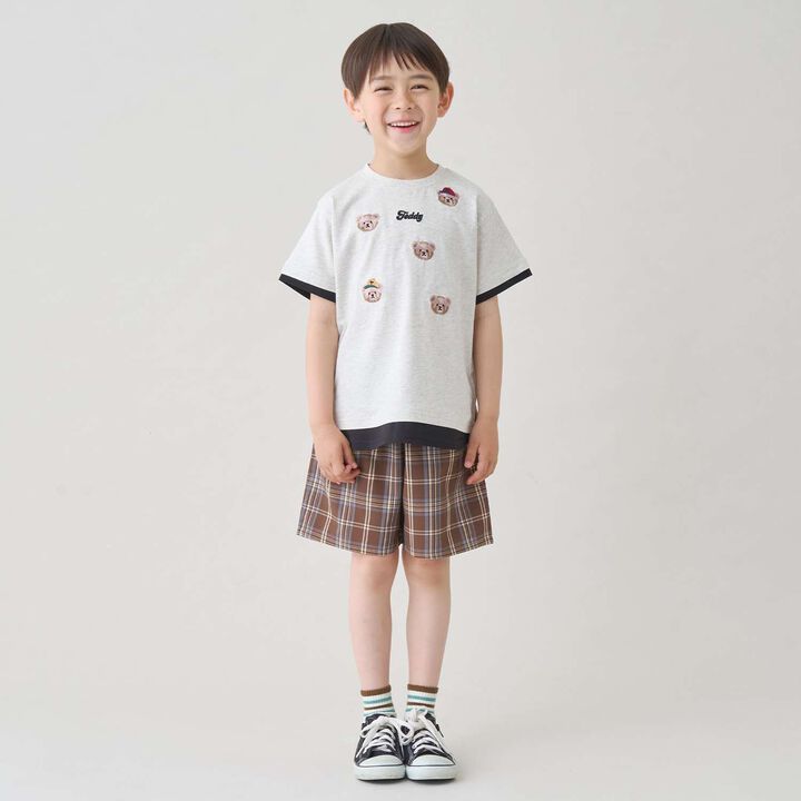 Assorted Embroidery T-Shirt,Milky white, medium image number 6