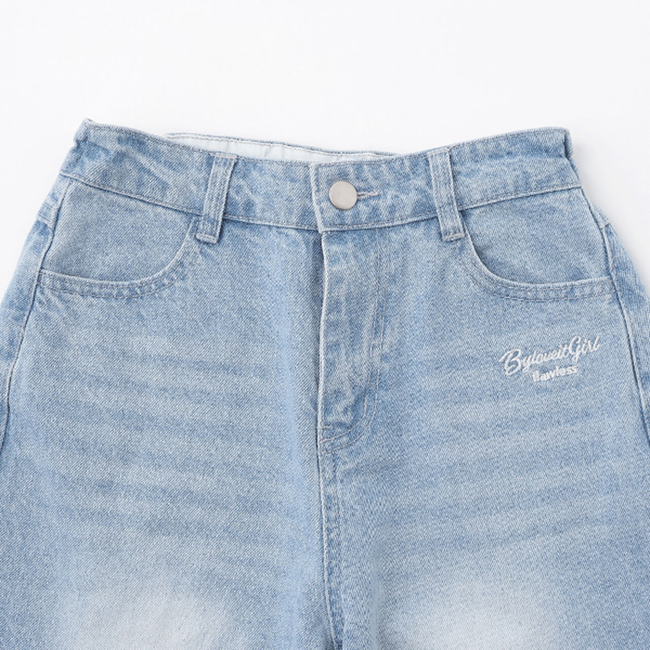 Damage Loose Denim,Black, large image number 4