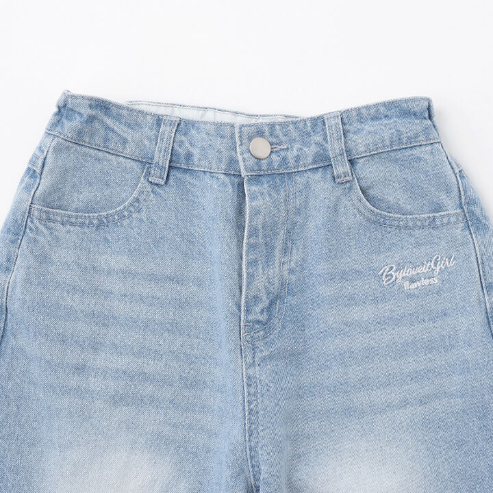 Damage Loose Denim,Black, medium image number 4