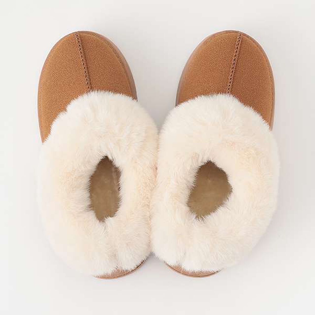 Thick Sole Mouton-style Boots,Camel, large image number 5