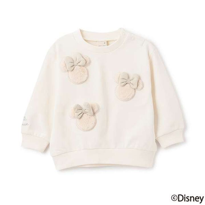 [Disney] Fur Motif Sweatshirt,, medium