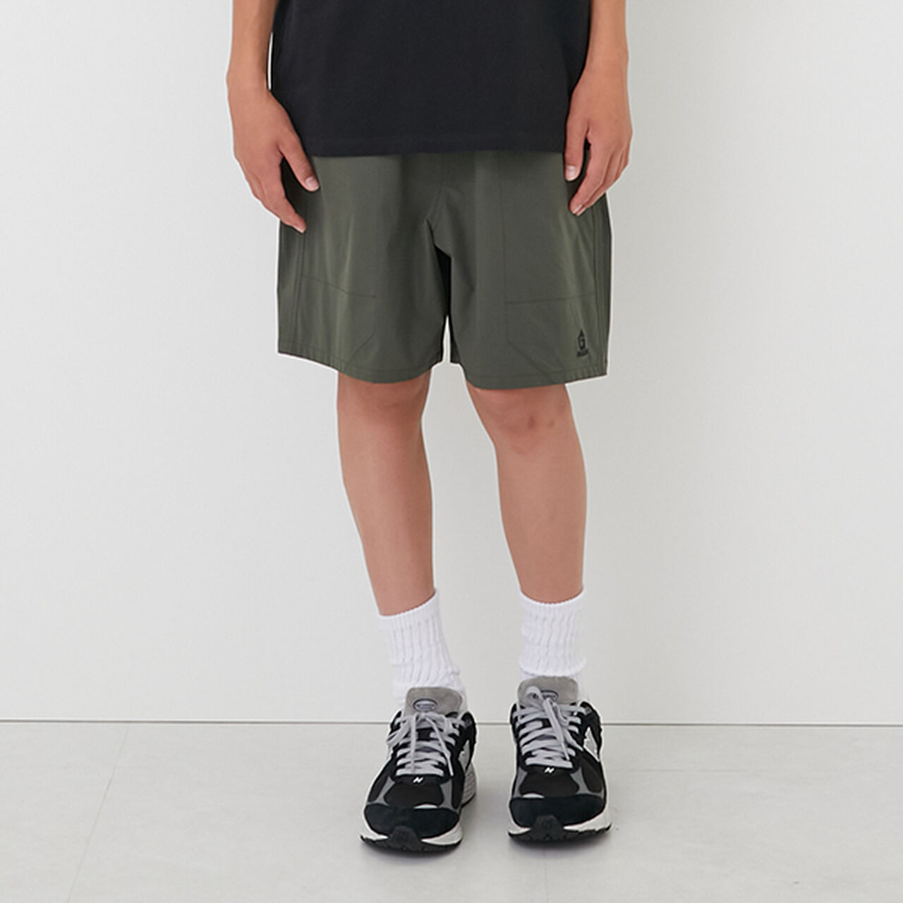 [Easycare] Poly Lip Shorts,Khaki, large image number 0