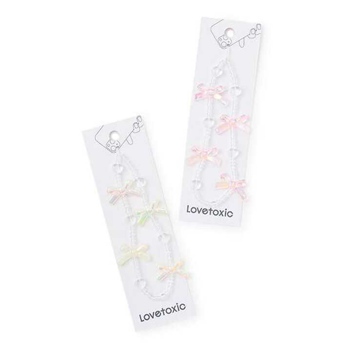 Heart Ribbon Charm,Pink, medium image number 3