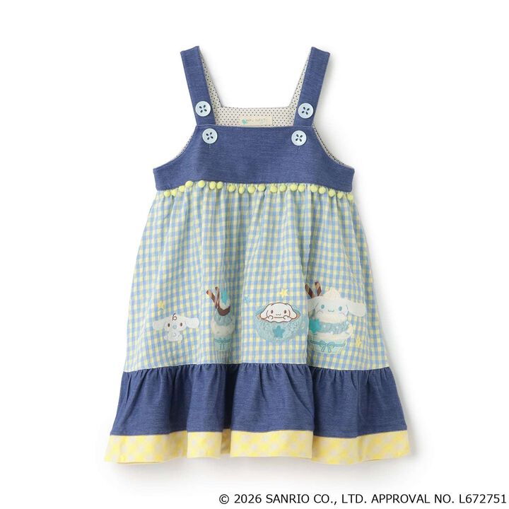 [Cinnamoroll / Kuromi] Jumper Skirt,Lavender, medium image number 4