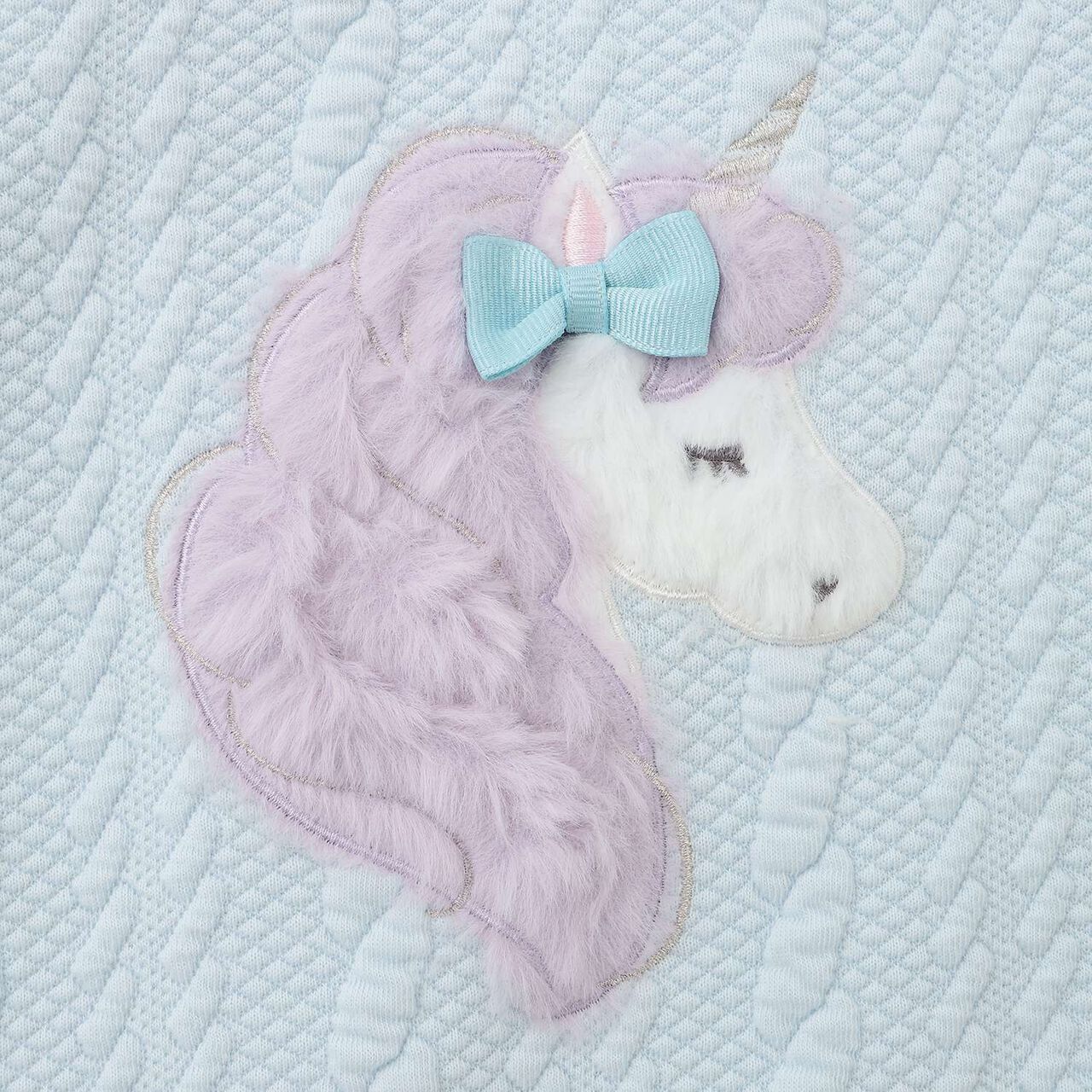 [Popular Item Restocked] [Not Available at Physical Stores] Animal Appliqu&eacute; Cut One-Piece Dress,Sax blue, large image number 4