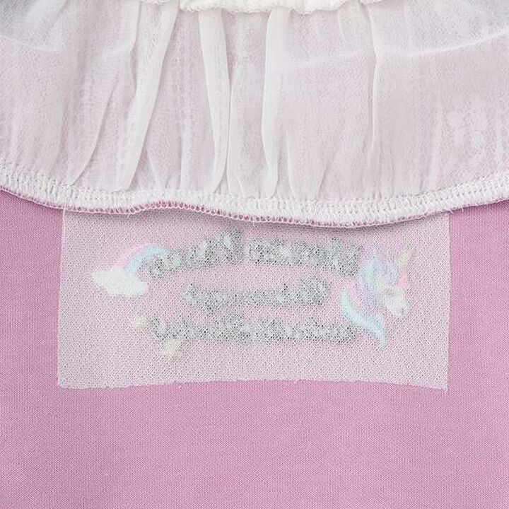 Shoulder Ribbon Layered Sweater,Lilac, medium image number 4