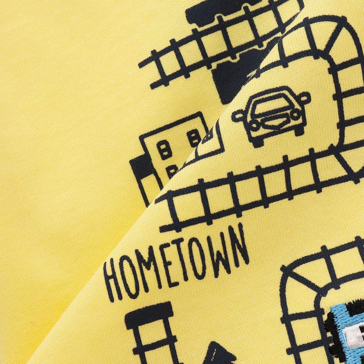 [Popular Item Restocked] [Not Available at Physical Stores] Train and Tracks Short Sleeve T-Shirt,Cream, large image number 7
